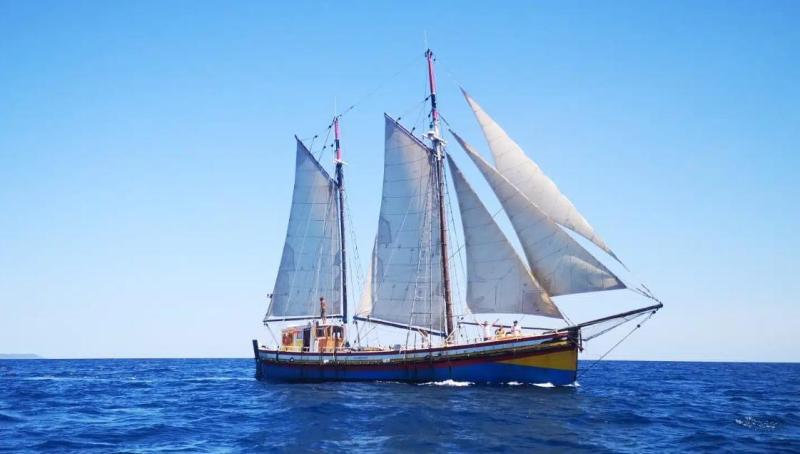 Voilier Historic Ketch aurique 25m 1957 exterieur 6