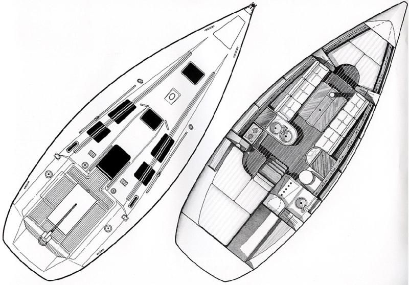 Voilier Beneteau First 32s5 1990 exterieur 19