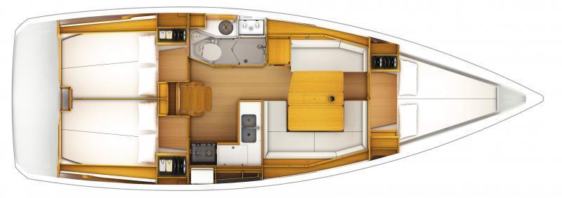 Voilier Jeanneau Sun Odyssey 389 2016 exterieur 12