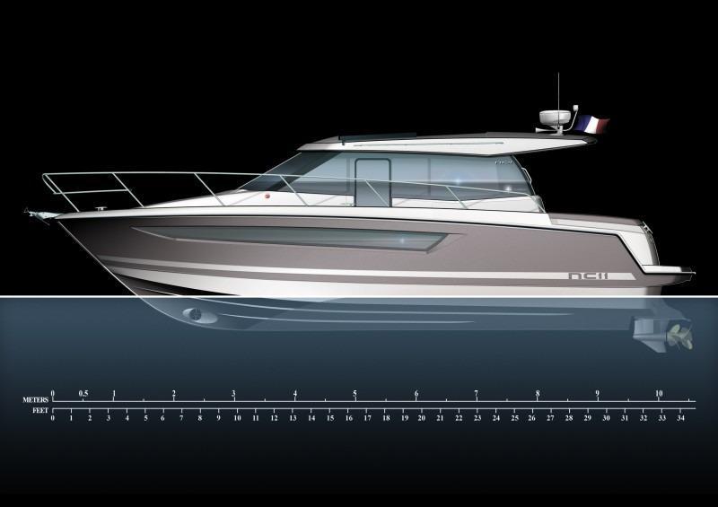 Bateau moteur Jeanneau NC 11 2017 exterieur 4