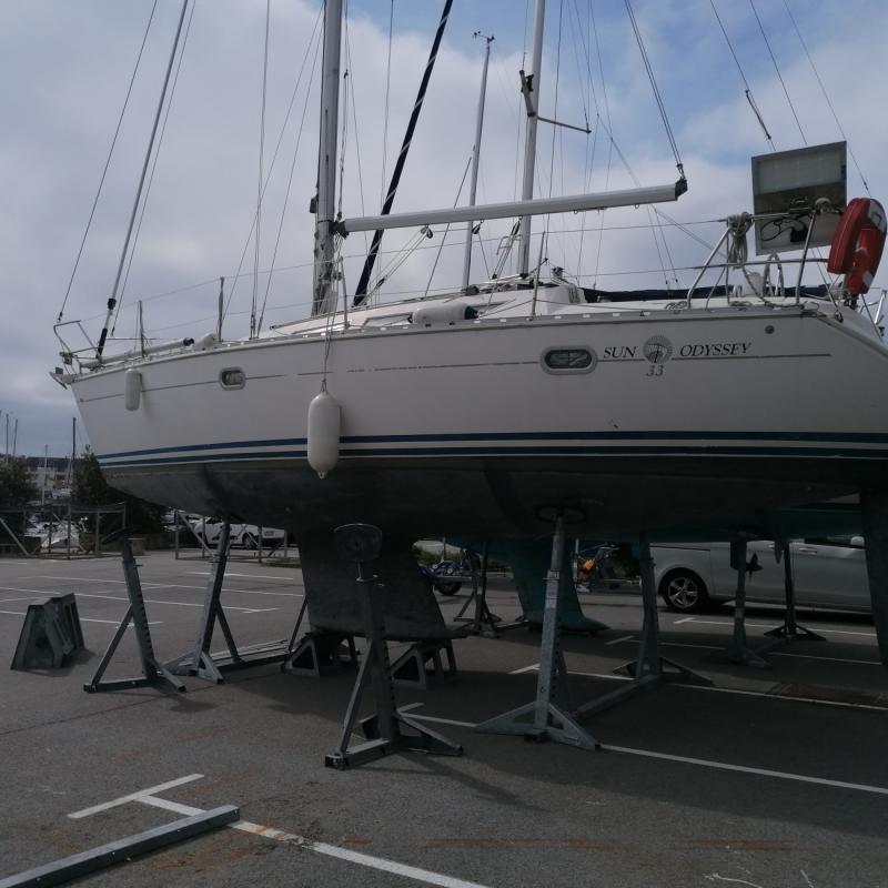 Voilier Jeanneau Sun Odyssey 33 1992 exterieur 3